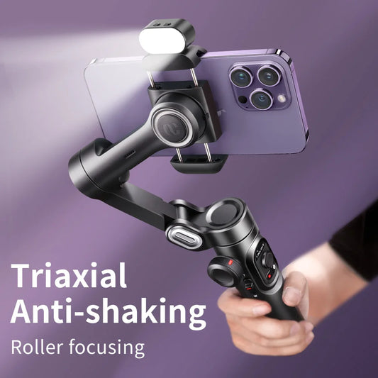 AOCHUAN 3-Axis Handheld Gimbal Stabilizer for Smartphone  Face Tracking Tiktok Vlog Smart XE