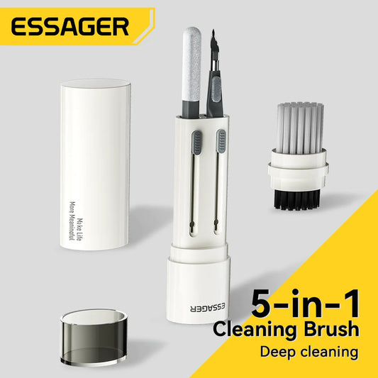 Essager 5 in 1 Cleaning Kit  For Computer Keyboard Cleaner Brush Earphones Cleaning Pen For AirPods